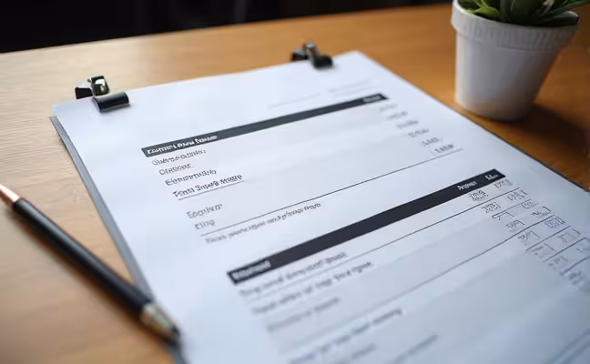 A contrasting image showcasing two quotes on a desk; one is suspiciously lower than the other, indicating the potential risks of hiring a contractor offering services at significantly lower prices